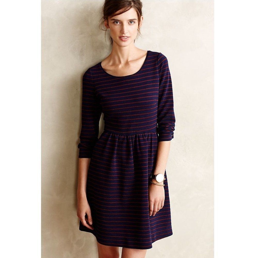 Maeve x Anthropologie Sz. 6 Striped Brenna Dress